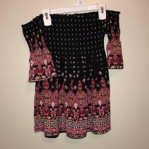 Off the shoulder blouse